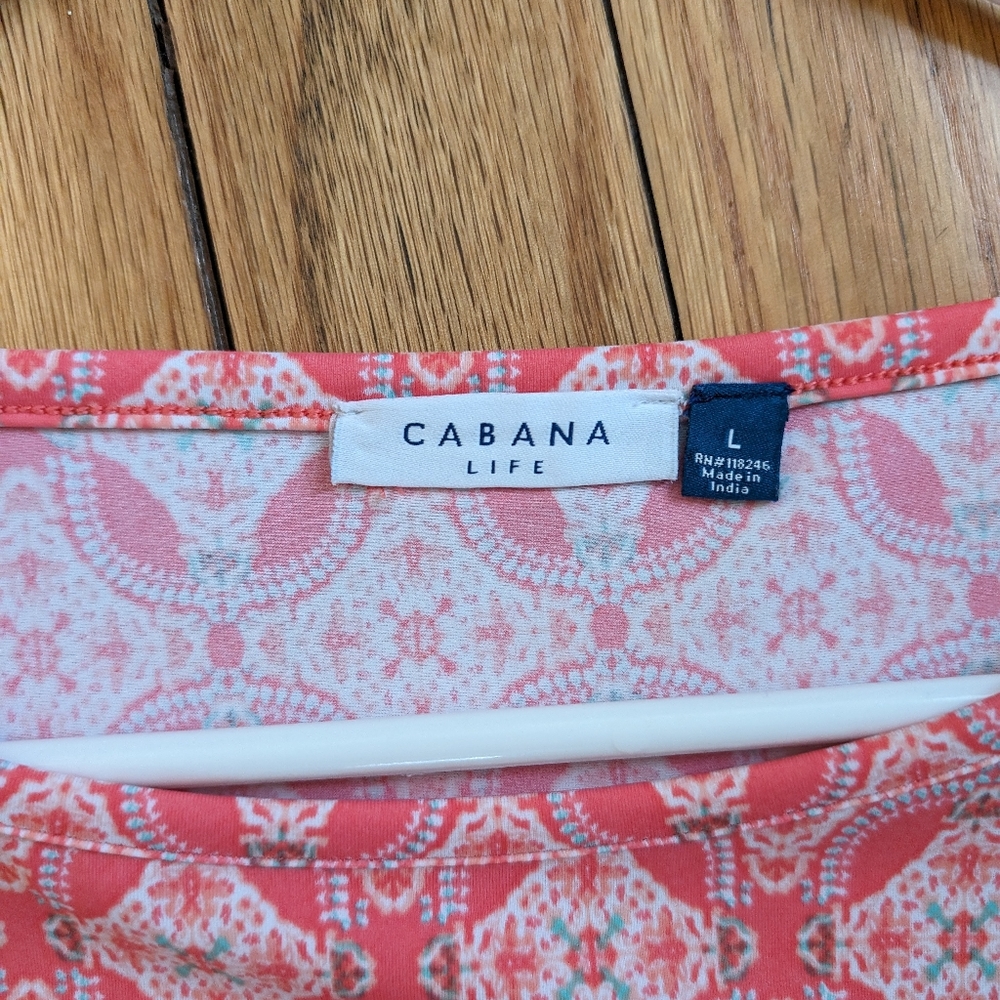 Cabana Life Coral Tides Cabana Shift Dress